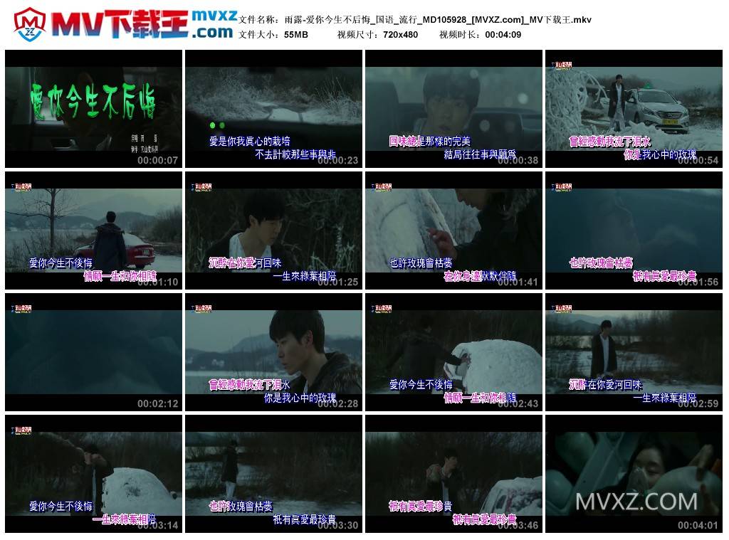 雨露-爱你今生不后悔_国语_流行_MD105928